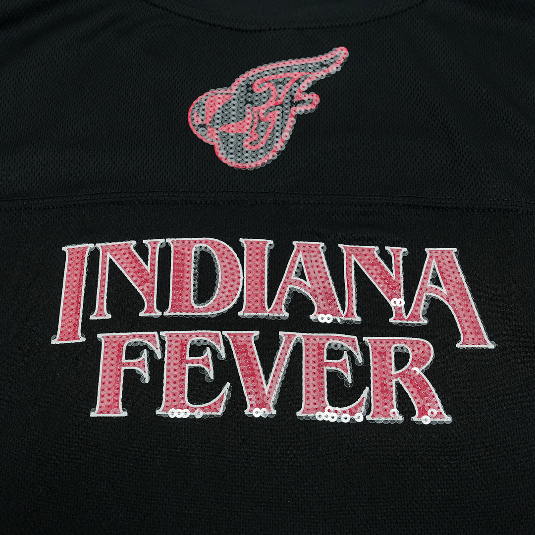 Women's Indiana Fever Stranger Things All That Glitters Jersey in Black by Fever Team Store