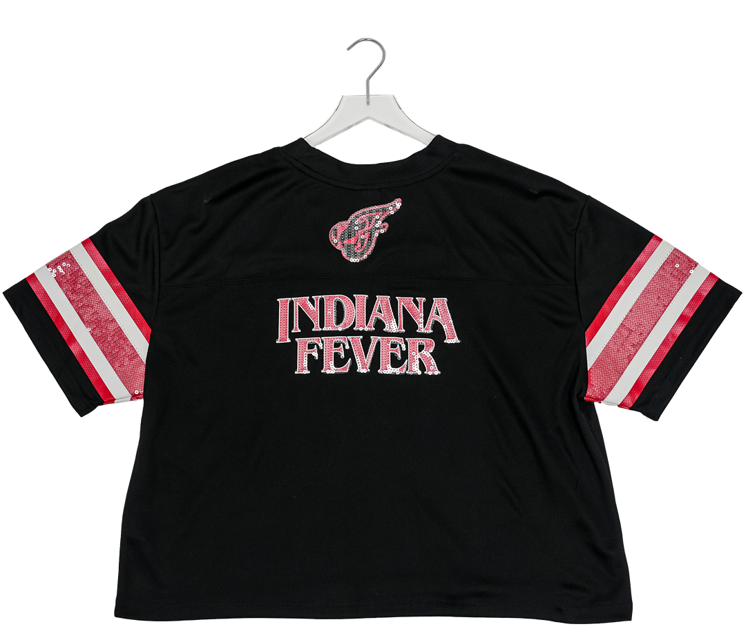 Women's Indiana Fever Stranger Things All That Glitters Jersey in Black by Fever Team Store