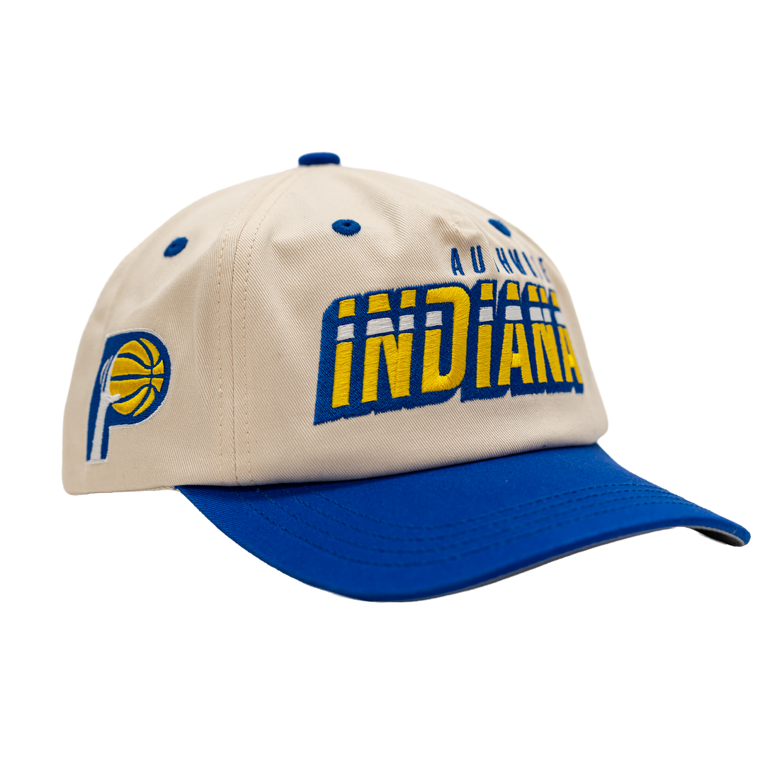 Adult Indiana Pacers 25-26' CITY EDITION Retro Snapback Hat in Natural by Authmade