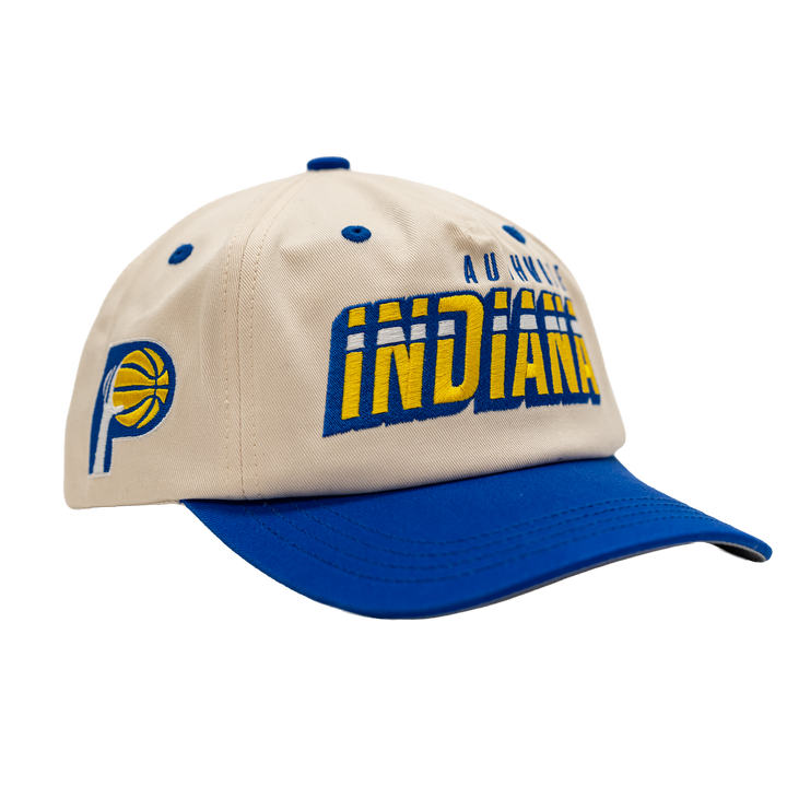 Adult Indiana Pacers 25-26' CITY EDITION Retro Snapback Hat in Natural by Authmade