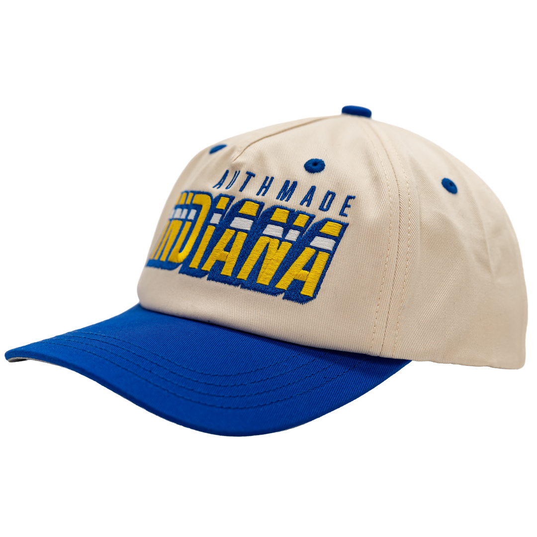 Adult Indiana Pacers 25-26' CITY EDITION Retro Snapback Hat in Natural by Authmade