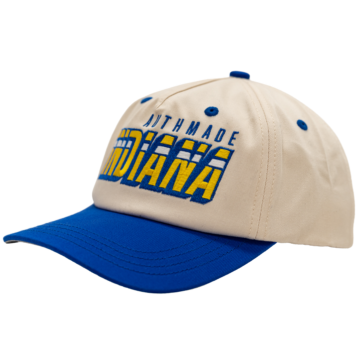 Adult Indiana Pacers 25-26' CITY EDITION Retro Snapback Hat in Natural by Authmade