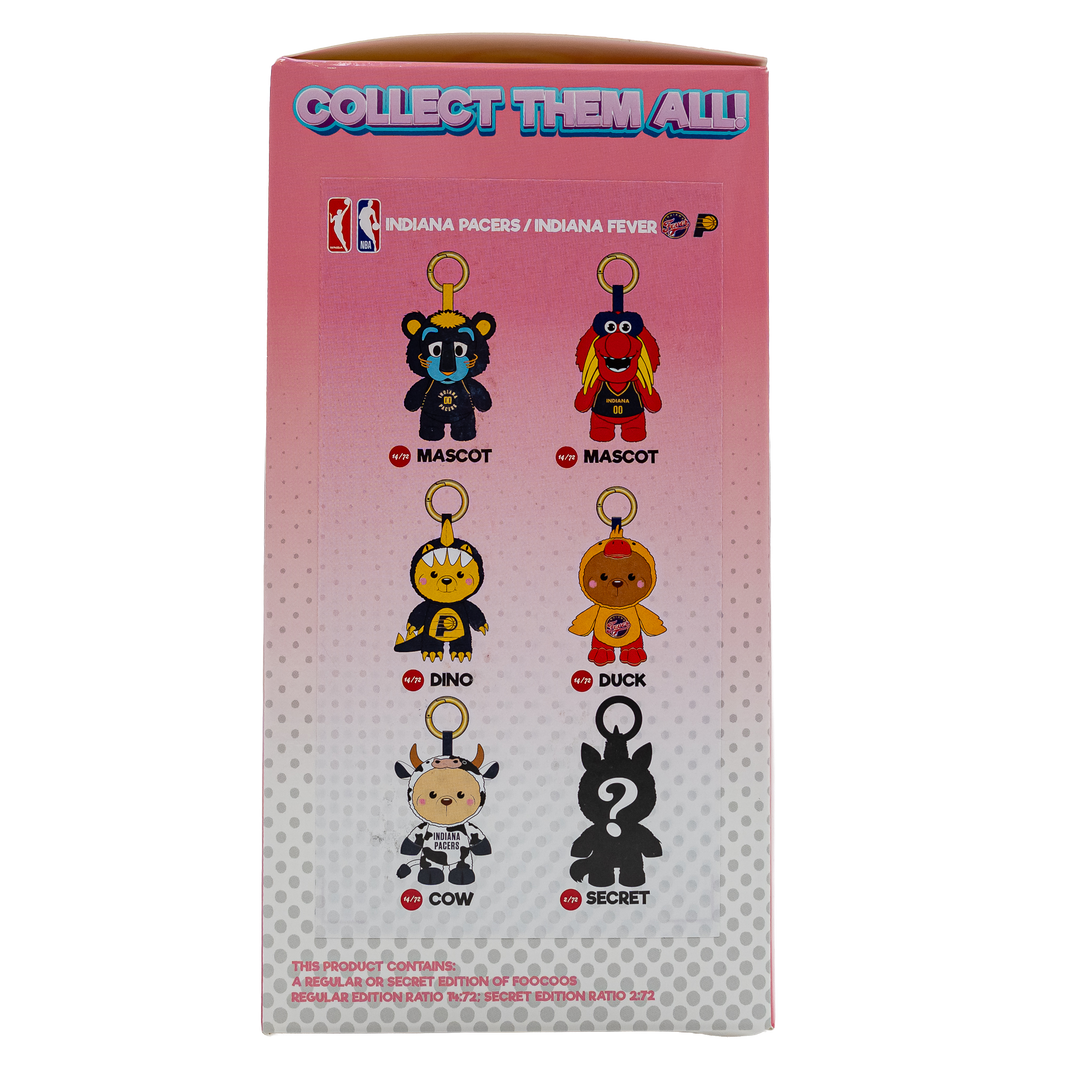Indiana Pacers/Indiana Fever FOOCOOS Plush Keychain by FOCO