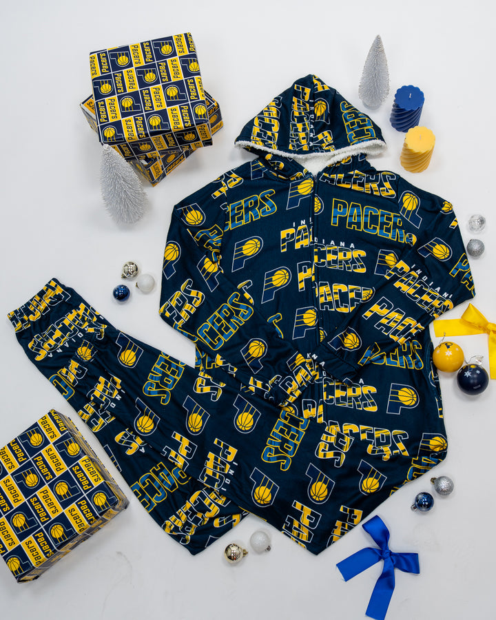 Adult Indiana Pacers Holiday Union Suit in Navy by Pacers Team Store