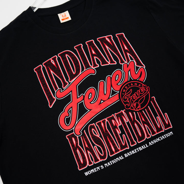 Adult Indiana Fever Stranger Things Shock T-shirt in Black by Fever Team Store