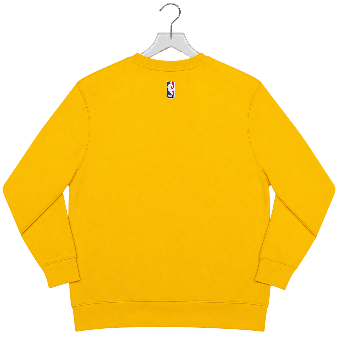 Adult Indiana Pacers Primary Logo Club Crewneck Sweatshirt in Gold by Jordan