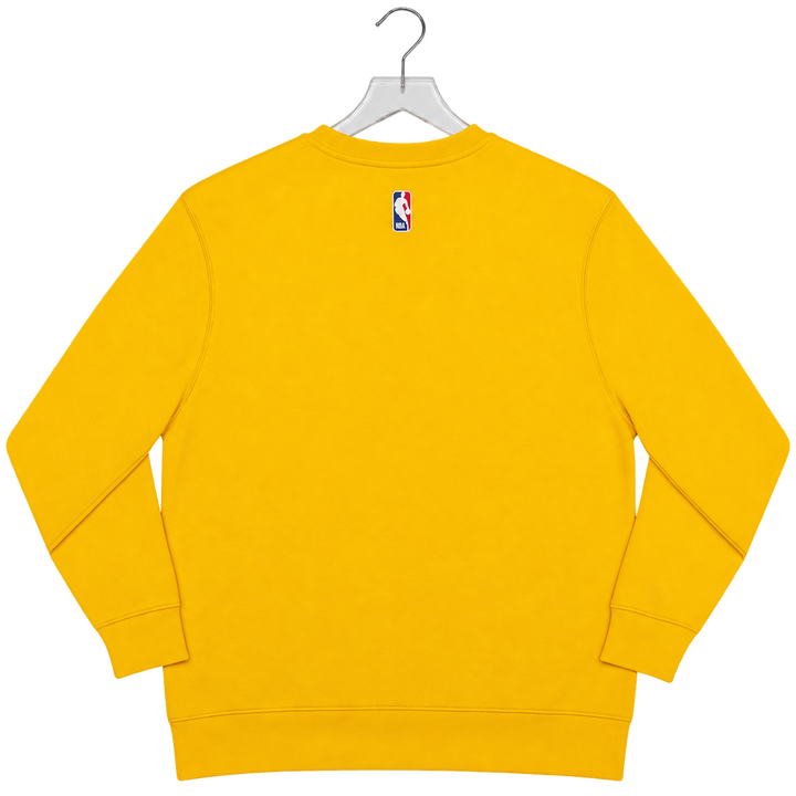Adult Indiana Pacers Primary Logo Club Crewneck Sweatshirt in Gold by Jordan