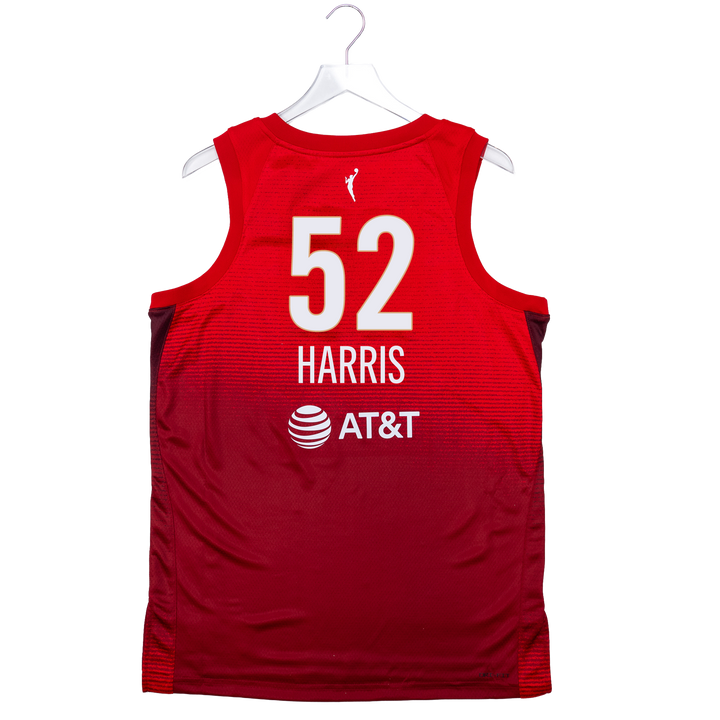 Adult Indiana Fever #52 Ty Harris 2026 Rebel Swingman Jersey in Red by Nike