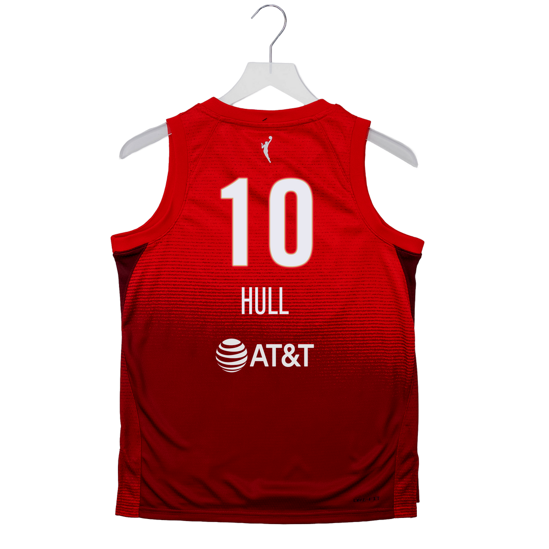 Youth Indiana Fever #10 Lexie Hull 2026 Rebel Swingman Jersey in Red by Nike
