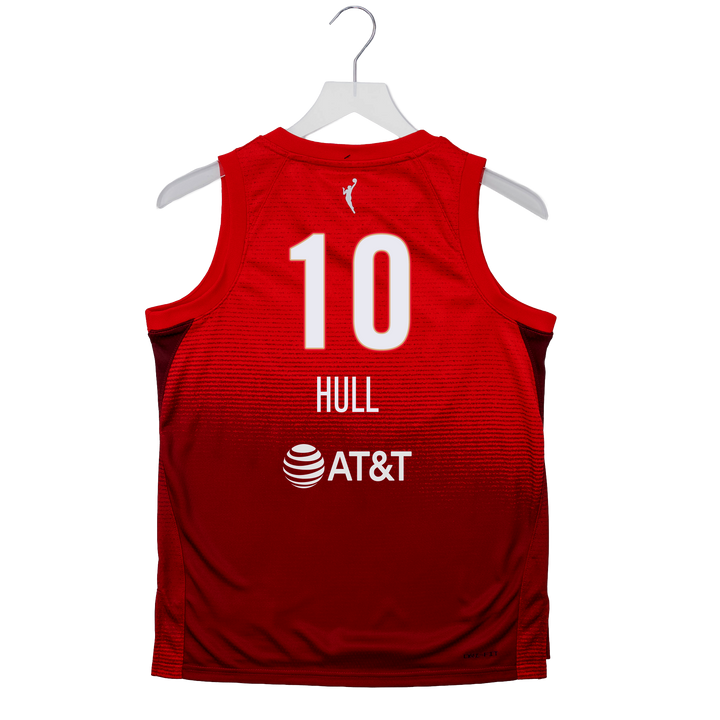 Youth Indiana Fever #10 Lexie Hull 2026 Rebel Swingman Jersey in Red by Nike