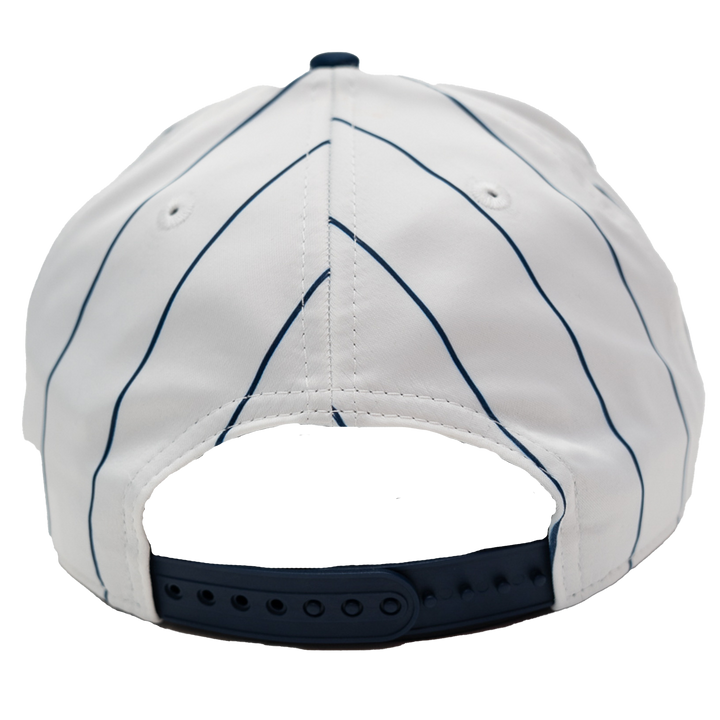 Adult Indiana Pacers Satin Pinstripe 9Fifty Hat in White by New Era