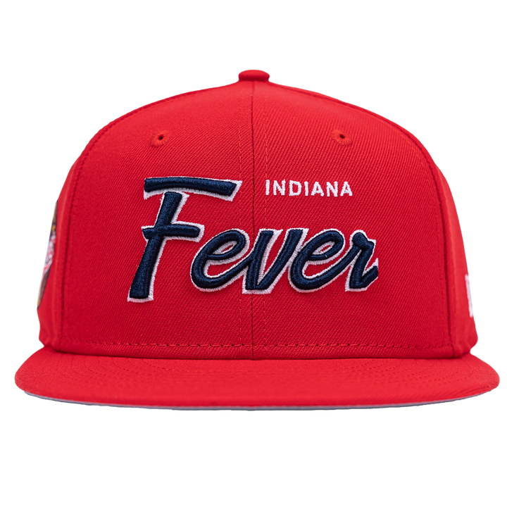 Adult Indiana Fever Script 9Fifty Hat in Red by New Era