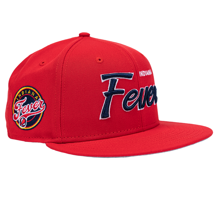 Adult Indiana Fever Script 9Fifty Hat in Red by New Era