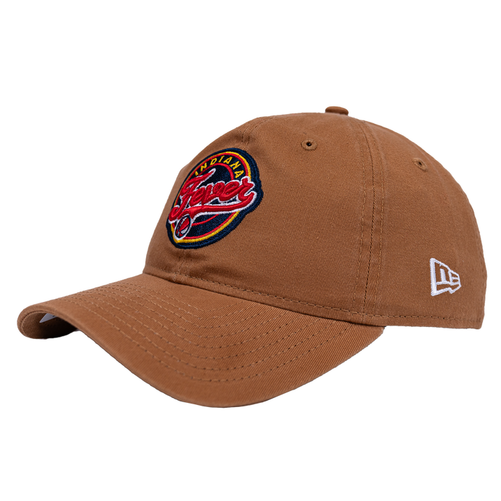 Adult Indiana Fever Primary Logo 9Twenty Hat in Tan by New Era