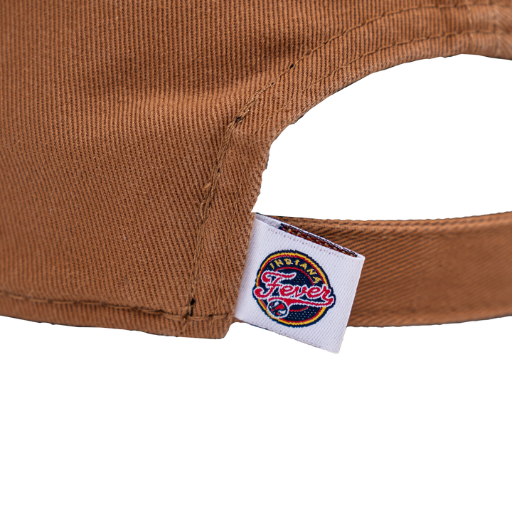 Adult Indiana Fever Primary Logo 9Twenty Hat in Tan by New Era