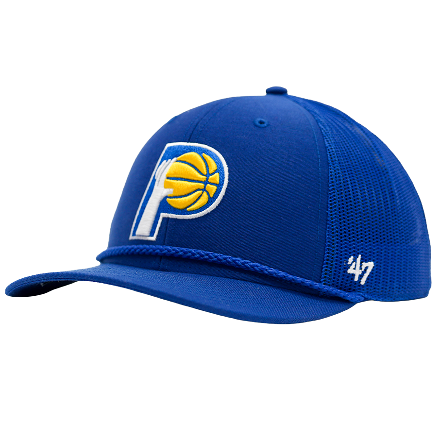 Adult Indiana Pacers 25-26' CITY EDITION Trucker Hat in Royal by '47