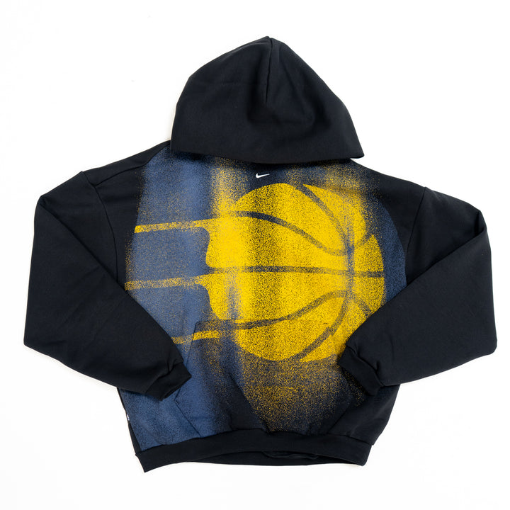Adult Indiana Pacers 26-27' Icon Standard Issue Hooded Sweatshirt in Black by Nike