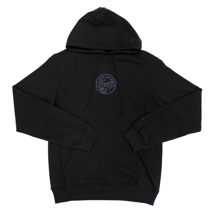Adult Indiana Fever Fan Hooded Sweatshirt in Black by New Era