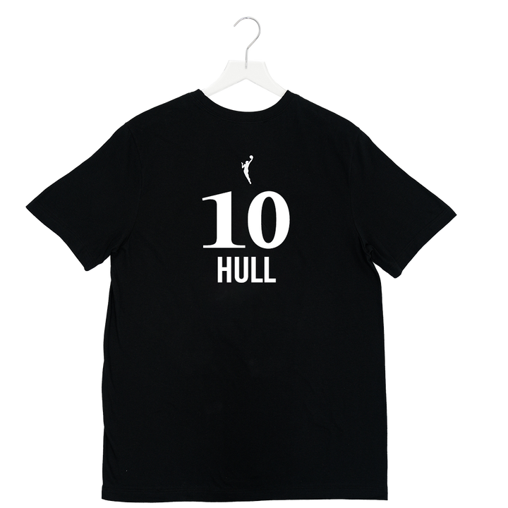 Adult Indiana Fever #10 Lexie Hull Stranger Things Rebel Name and Number T-shirt in Black by Nike