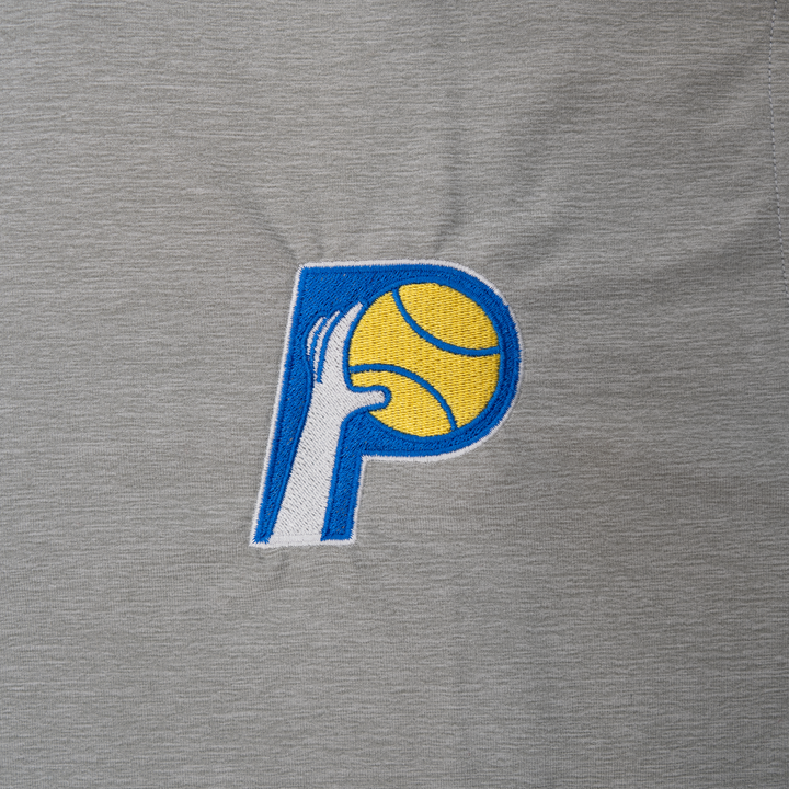 Adult Indiana Pacers 25-26’ CITY EDITION Par 3 Polo Shirt in Grey by Antigua