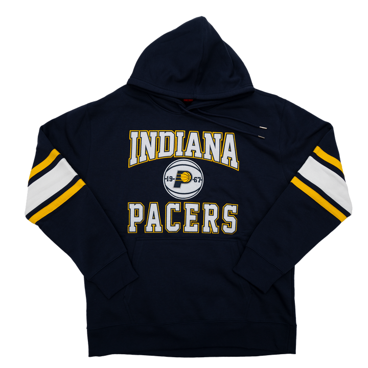 Adult Indiana Pacers Checkerboard Hooded Sweatshirt in Navy by Pacers Team Store