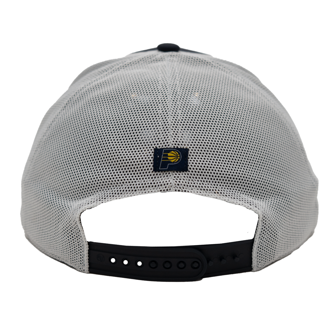 Adult Indiana Pacers BRR Fairway Trucker Hat in Navy by '47