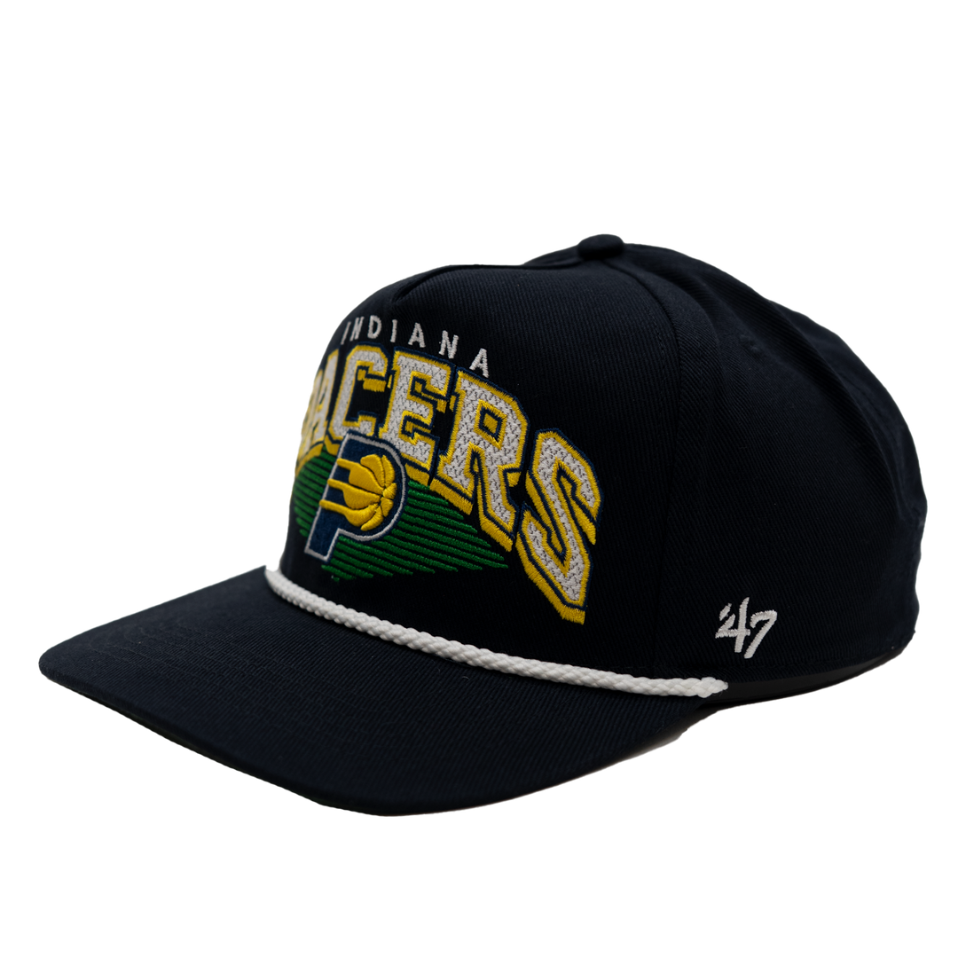 Adult Indiana Pacers Pomona Hitch Hat in Navy by '47