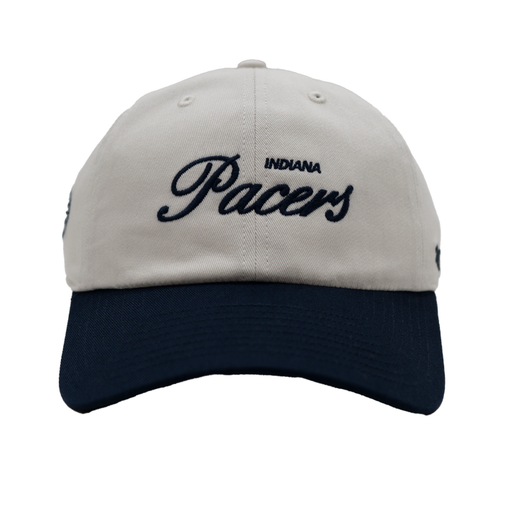 Adult Indiana Pacers Foundational Clean Up Hat in Navy by '47