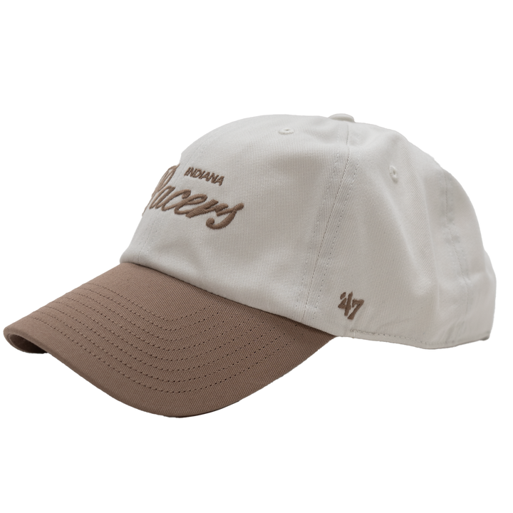 Adult Indiana Pacers Foundational Clean Up Hat in White by '47