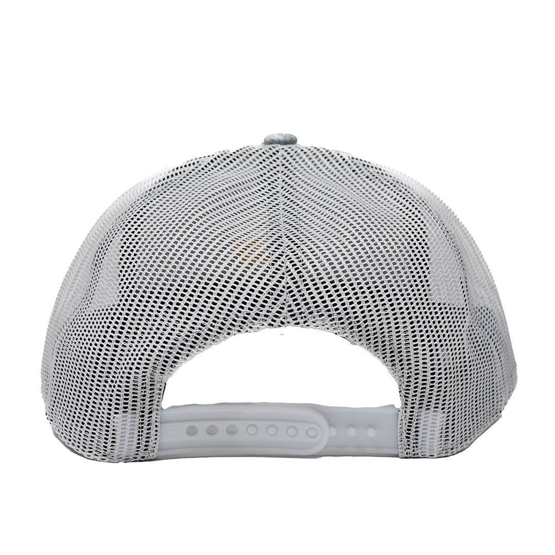 Adult Indiana Pacers Primary Logo Harrington Trucker Hat in Grey by '47