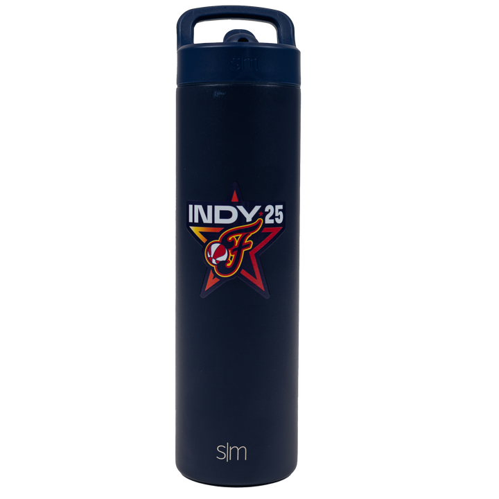 WNBA All-Star 2025 INDY 24oz Mesa Water Bottle in Navy by Simple Modern