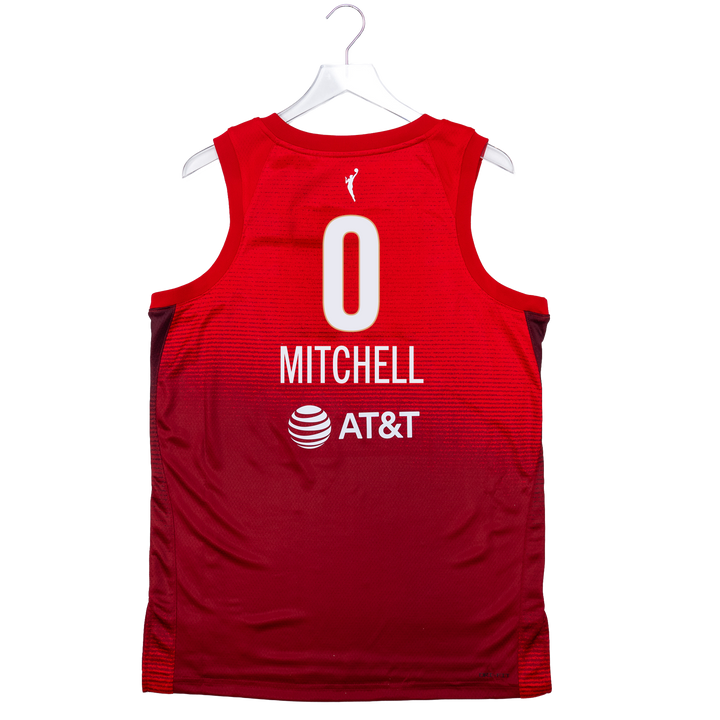 Adult Indiana Fever #0 Kelsey Mitchell 2026 Rebel Swingman Jersey in Red by Nike