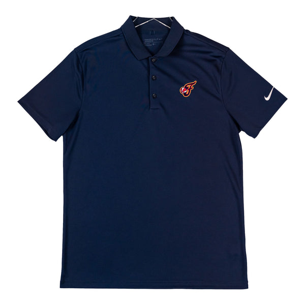 Men's Indiana Fever Varsity Polo by Nike in Blue - Front View