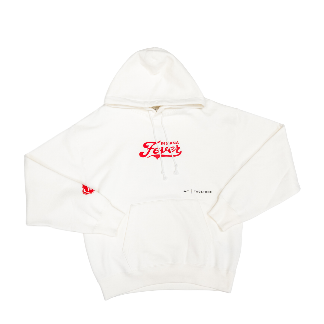 Adult Indiana Fever Everyone Watches Womens Sports Hooded Sweatshirt in White by Togethxr