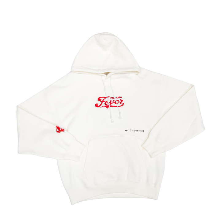 Adult Indiana Fever Everyone Watches Womens Sports Hooded Sweatshirt in White by Togethxr