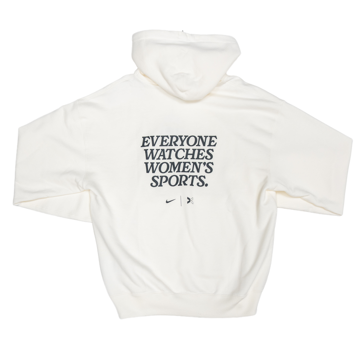 Adult Indiana Fever Everyone Watches Womens Sports Hooded Sweatshirt in White by Togethxr