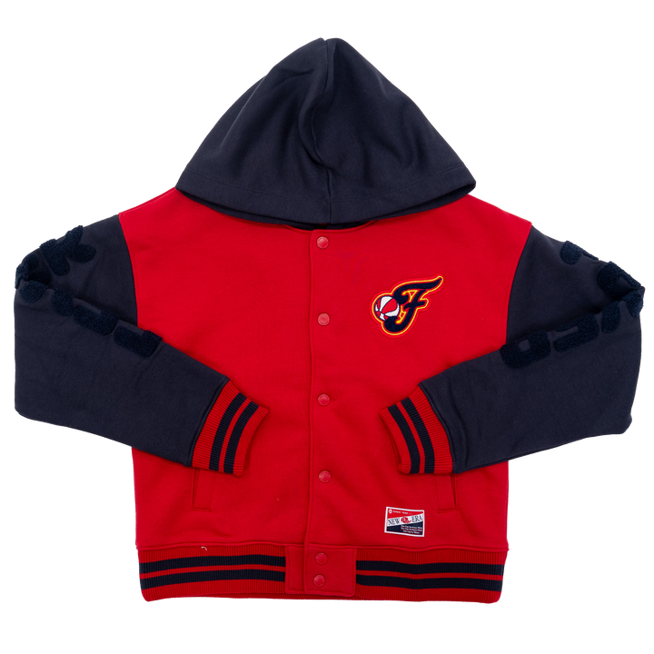 Women's Indiana Fever Snapfront Jacket in Red by New Era