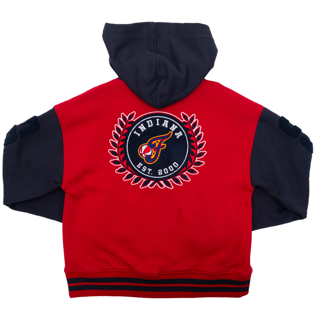 Women's Indiana Fever Snapfront Jacket in Red by New Era