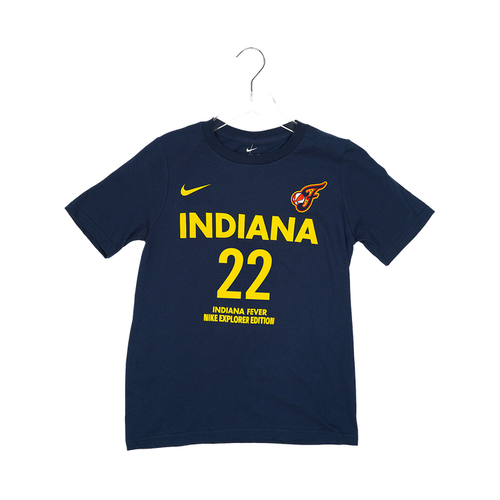 Toddler Indiana Fever #22 Caitlin Clark Explorer Name and Number T-Shirt in Navy by Nike