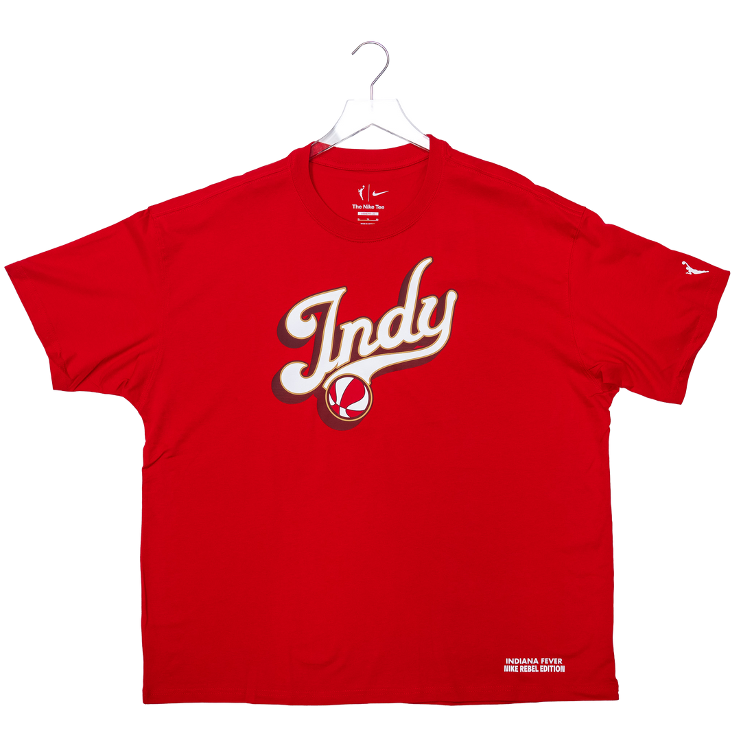 Adult Indiana Fever 2026 Rebel T-shirt in Red by Nike