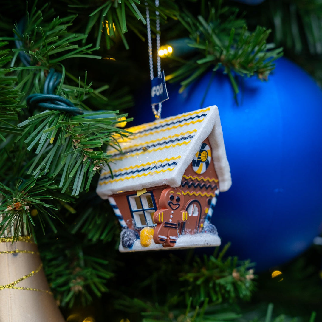 Indiana Pacers Gingerbread House LED Ornament by FOCO