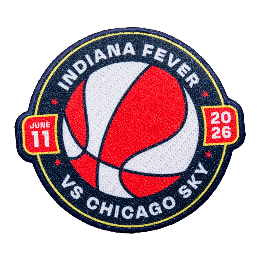 Indiana Fever Collectors Game Patch June 11th in Red by Emblem Source
