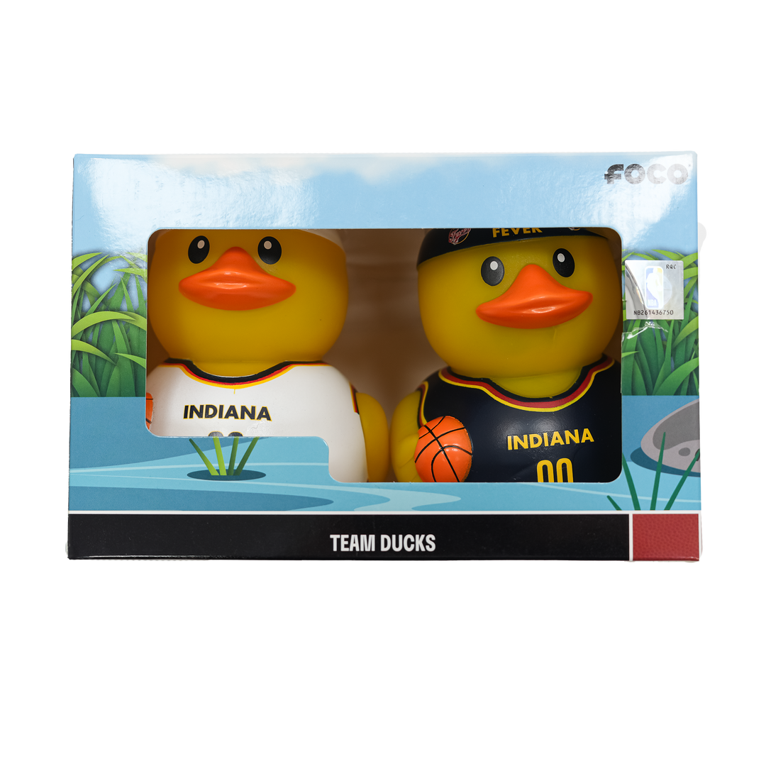 Indiana Fever 2 Pack Vinyl Duck Collectibles in Red by FOCO