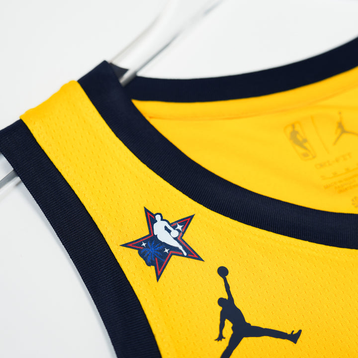 Adult Indiana Pacers #43 Pascal Siakam Statement Swingman Jersey in Gold by Jordan