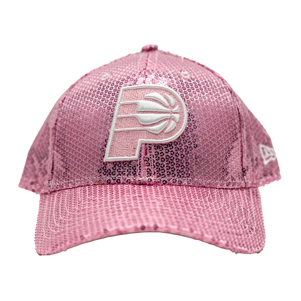 【わん】NEW ERA 9FORTY チャイルド　ピンク　スワロフスキー Youth Indiana Pacers Sequin 9Forty Hat in Pink by New Era – Pacers