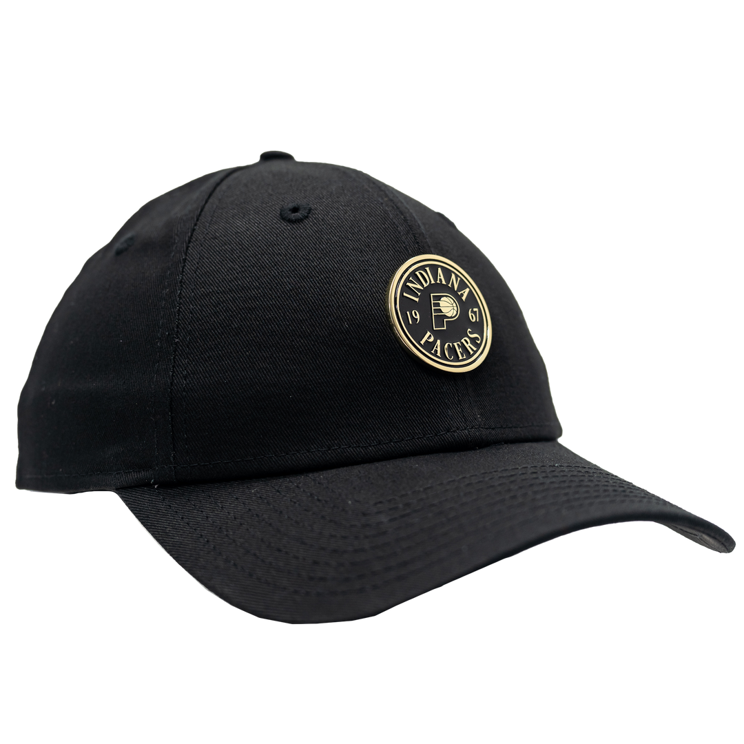 Women's Indiana Pacers Badge 9Forty Hat in Black by New Era