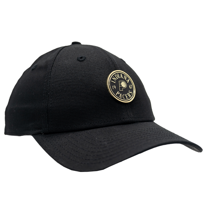 Women's Indiana Pacers Badge 9Forty Hat in Black by New Era