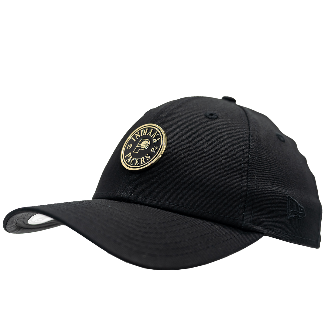 Women's Indiana Pacers Badge 9Forty Hat in Black by New Era