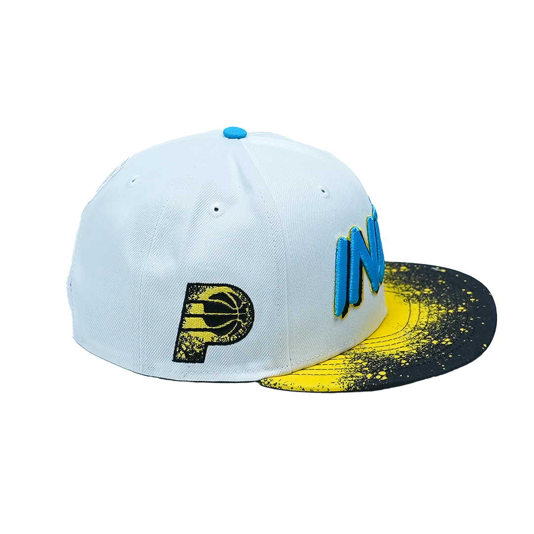 Adult Indiana Pacers 24-25' CITY EDITION 'INDY' 9Fifty Hat in White by New Era