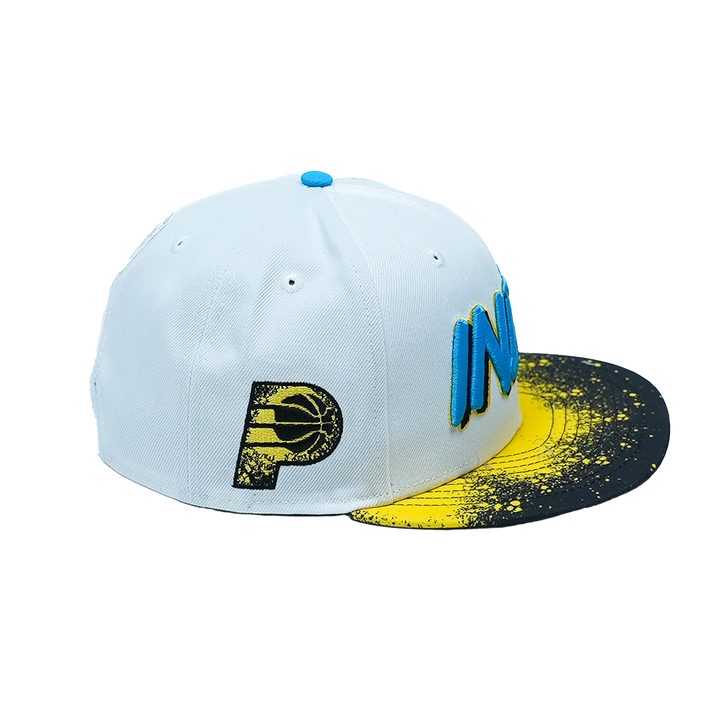 Adult Indiana Pacers 24-25' CITY EDITION 'INDY' 9Fifty Hat in White by New Era